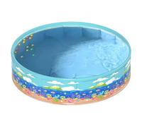 Celuicion Piscina Per Bambini | Piscina Pieghevole In PVC Senza Gonfiaggio Per L'Infanzia | Vasca Paddling Leggera Per Giardino Parco Esterno Casa Feste Acquatiche