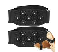 Celuicion Ramponi Per Ghiaccio | 7 Chiodi In Acciaio Con Cinturino Regolabile,Ramponi Per Stivali Invernali Da Cammino,Per Escursionismo Invernale Arrampicata Alpinismo Corsa All'Aperto