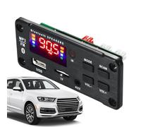 Celuicion Scheda di decodifica MP3 con amplificatore, scatola di decodifica MP3 per auto 12 V, modulo di decodifica audio wireless 12 V, funzione di registrazione chiamata di supporto