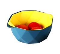 Celuicion Set di colino da cucina | Colino a doppio strato con due manici | Colino per frutta alimentare 2 in 1, cestino da cucina - multiuso per pasta,