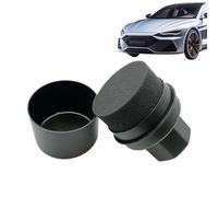 Celuicion Spazzola per ruote di Dettaglio Auto,Applicatore di Lucido per Pneumatici Auto | Spazzola e Spugna di Pulizia con Protezione Polvere per Lucidatura Lucidatura Cerchi SUV Berlina