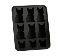 Celuicion Stampo Per Ghiaccio | Vassoio Ghiaccio 3D Bulldog Francese | Stampo Silicone Riutilizzabile 9 Scomparti Scolafacile Antigoccia per Cocktail Birra Vino Feste