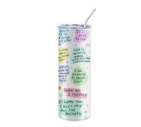 Celuicion Tumbler Termico | Borraccia Con Citazioni Motivazionali 887 Ml | Tumbler Isolato per Campeggio Guida Scuola Caffè Succo Tè Palestra Bevande - Per Bevande Calde E Fredde Come Caffè Tè Succhi