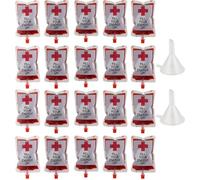 Celvibe Contenitore per bevande per Halloween, sacchetto di sangue, da riempire, per bevande di Halloween, per Halloween, cosplay, zombie party (stile 4, 250 ml)