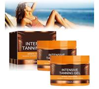 Celyne Gel Abbronzante, Gel Abbronzante Intensivo, Gel Abbronzante Intensivo di Lusso, Gel Abbronzante Haute Beauty, Gel Abbronzante Scuro per Sole Esterno, Crema Abbronzante (2pcs)