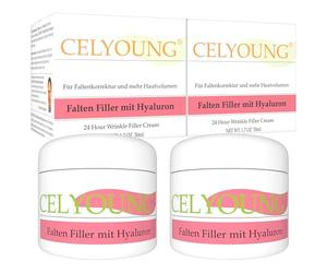 CELYOUNG Faltenfiller mit Hyaluron, 100 ml Crema