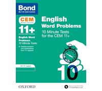 CEM English Word Problems 10 Minute Tests: Ready for the 2025 Cambridge Select Insight exam: 10-11 Years