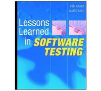 Cem Kaner James Bach Bret Petticho Lessons Learned in Software Testi (Tascabile)