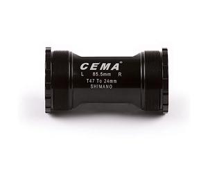 Cema Bracketas T47 Trek FSA386 - Rotore in acciaio INOX, colore: Nero
