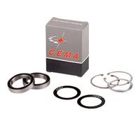 Cema Cuscinetto Movimento Centrale Bb30 Steel Chrome Pf30 Silver