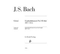 Cembalokonzert Nr. 3 D-dur BWV 1054; Violine 2: Besetzung: Orchester