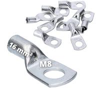 Cembre A3-M8-10x Capicorda Tubolari in Rame Stagnato, 16 mm², M8