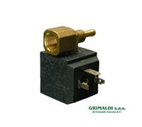 CEME BOBINA ELETTROVALVOLA ATTACCO FEMMINA 1/4 7W 220V PORTAGOMMA IN LINEA