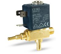 Ceme Elettrovalvola per Tien Merlin 3 Detergente a Vapore 5521 12V/AC