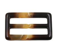 CEMELI 10 Pz 50/25mm Quadrato Rotondo Resina Fibbia Della Cintura Sciarpa di Seta Fibbia Grande T Shirt Anello Pinze per Le Donne Giacca A Vento Trench Fibbia In Vita