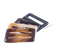 CEMELI 10 Pz 50/30mm Rettangolare In Resina Fibbia Della Vita quare Rotondo In Resina Fibbia Della Cintura Fibbia Della Sciarpa Di Seta Grande T Shirt anello Pinze per Le Donne