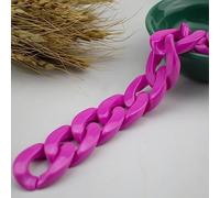 CEMELI 100 Pezzi in evidenza 21 * 30 mm Plug-in Anelli di Collegamento in Acrilico connettore Grande Collegamento in plastica Twist Anello di Salto Catena per creazione di Gioielli Fai da Te