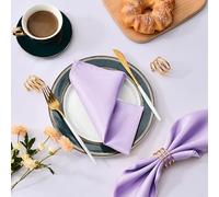 CEMELI 12 Pezzi 30 * 30 cm tovaglioli di Raso da Sposa, tovagliolo in Poliestere Fazzoletto Panno Cena Banchetto Festa di Nozze Compleanno Decorazioni per la casa