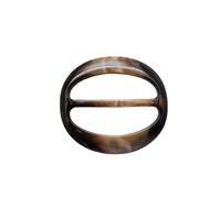 CEMELI 20Pcs 50/20mm Dimensione interna Vita ovale Rotonda Fibbia per cintura in resina Fibbia per sciarpa di seta Grande T-shirt Clip per anello per donna Annodato Chiusura ad angolo