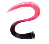 CEMELI 50CM 5 Pezzi Pezzi Di Capelli Colorati Dal Nero Naturale Al Blu Reale Per Le Donne Parrucche Con Clip In Colore Sfumato Parrucche Sintetiche Adatte Per Capelli Lunghi