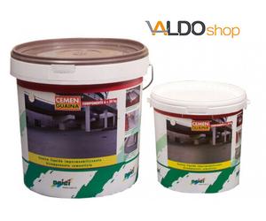 CEMENGUAINA NAICI 20 kg. guaina liquida impermeabilizzante bicomp. GRIGIO SCURO
