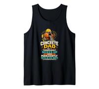 Cement Mason Concrete Dad Humor Canotta