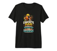 Cement Mason Concrete Dad Humor Maglietta Premium