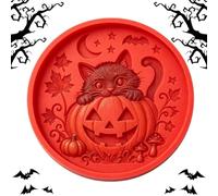Cement Molds for Concrete DIY Silicone - Pumpkin Skull Making Craft Ghost