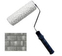 Cement Stamps For Concrete | 7,1 x 2,2 in Professional Masonry Form Tool | Patterned Paint Rollers For Outdoor Wall Patio Walkway Sidewalk Courtyard Villa Garden Driveway