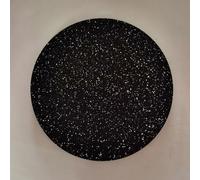 Cement Wall Light 5W Led Indoor Modern Wall Sconce, Contemporary Minimalist round Wall Mounted Decor Lighting Fixture, Industrial Concrete Wall Lights for Living Room Corridor Bedroom (Color :/Black/M