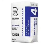 Cemento Bianco 42,5 R I.design Rocca Bianca Italcementi eccellente legante 25 Kg