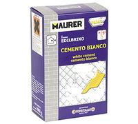 Cemento Bianco 5 Kg Maurer per Stuccature e Riparazioni su Piastrelle e Sanitari