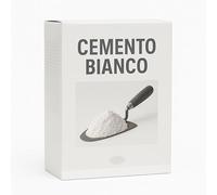 Cemento Bianco per Stuccature e Riparazioni - Ideale per Piastrelle, Sanitari e Muri - Uso Interno ed Esterno - Conforme EN 197-1