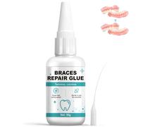 Cemento Dentale Definitivo, 50g Colla per Denti, Cemento per Denti, Impermeabile Prototipazione Rapida, Adatto per L'incollaggio e il Riempimento di Vari Materiali Dentali