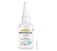 Cemento Dentale Definitivo, Cemento per Denti, Colla per Denti, Riempimento di Fessure, Asciugatura Rapida, Resistente Alle Intemperie e All'acqua, Qualità Alimentare, 50g