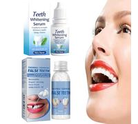 Cemento Dentale Definitivo,Cemento per Denti,Riempimento Temporaneo Dente,30ml Cemento Dentale Definitivo,30ml Siero Sbiancante per Denti,Cemento per Denti,per Riempimento Dente Rotto Mancante