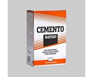 Cemento rapido bianco 5 kg conf. da 4 pz