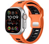 CeMiKa Cinturino Sport Compatibile con Cinturino Apple Watch Ultra 2/Ultra 49mm 44mm 46mm 45mm 42mm Uomo, 26mm Cinturini Silicone Regolabile di Ricambio per iWatch Serie 10 9 8 7 SE 6 5 4 3 2 1