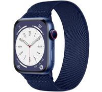 CeMiKa Compatibile con Cinturino Apple Watch 46mm 45mm 44mm 42mm 49mm,Ricambio in Nylon Intrecciato Morbido Elastico Stretch Solo Loop Sport per iWatch Serie 10 9 8 7 SE 6 5 4 3 Ultra 2 1,Uomini Donne