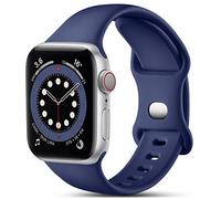 CeMiKa Compatibile per Apple Watch Cinturino 44mm 42mm 45mm 46mm 49mm | Silicone Cinturini per iWatch Series 11 10 9 8 7 6 5 4 3 SE3 SE Ultra 3 2 1, Sportivi Cinturino per Donna Uomo, Blu
