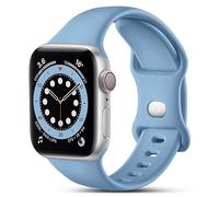 CeMiKa Silicone Cinturino Compatibile per Apple Watch 38mm 40mm 41mm 42mm | Silicone Ricambio Cinturini per iWatch Series 11 10 9 8 7 6 5 4 3 2 1 SE3 SE, Sportivi Cinturino per Donna Uomo, Blu Oceano