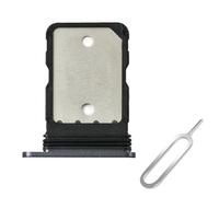 Cemobile Supporto di ricambio per slot per scheda SIM per Google Pixel 7 da 6,3 pollici, con anello di tenuta in gomma impermeabile e perno di espulsione aperto (ossidiana/nero)