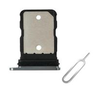 Cemobile Supporto di ricambio per slot per scheda SIM, per Google Pixel 8 Pro da 6,8 pollici, con anello di tenuta in gomma impermeabile e perno di espulsione aperto (ossidiana/nero)