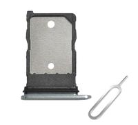 Cemobile Supporto per slot per scheda SIM, ricambio per Google Pixel 9 Pro XL da 6,8 pollici, con anello di tenuta in gomma impermeabile e perno di espulsione aperto (azzurro/grigio)