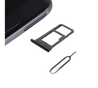 Cemobile Vassoio supporto Porta carta SIM Slot scheda Micro SD di ricambio per Samsung Galaxy S8 G950 / S8 Plus G955 (solo per modelli Single SIM) + SIM Card vassoio aperto espulsione (Nero)