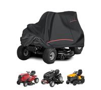 CEMOFE 420D Copertura per Tosaerba Impermeabile Coperture per Trattorino Tagliaerba Copri Trattore da Esterno Anti-UV con Nastro Riflettente e Fibbia Antivento 183 x 137 x 117cm