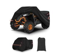 CEMOFE Telo Copri Quad ATV Antivento Protezione UV con Strisce Riflettenti par delle ATV Quad (256 x 110 x 120cm)