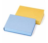 Cemssitu Thickened Color Brick Notebook, A5 720 Pages Hardcover Journal with PU Leather Cover, Colorful Thick Paper Diary with Ribbon Bookmark for Notes School Office Gift (2pcs-F)