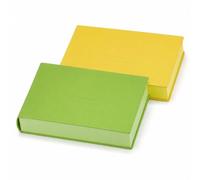 Cemssitu Thickened Color Brick Notebook, A5 720 Pages Hardcover Journal with PU Leather Cover, Colorful Thick Paper Diary with Ribbon Bookmark for Notes School Office Gift (2pcs-D)
