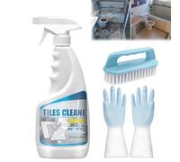 Cemssitu Tile Grout Cleaner Sprayer (Make Grout Cleaning Much Easier), Ceramic Tile Cleaner for Bathroom Shower, Cleaning And Polishing, for Tile, Grout, Sink, Toilet Seats, Bathtubs (1 PC)